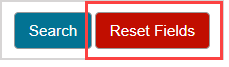 The Reset Fields button is highlighted.